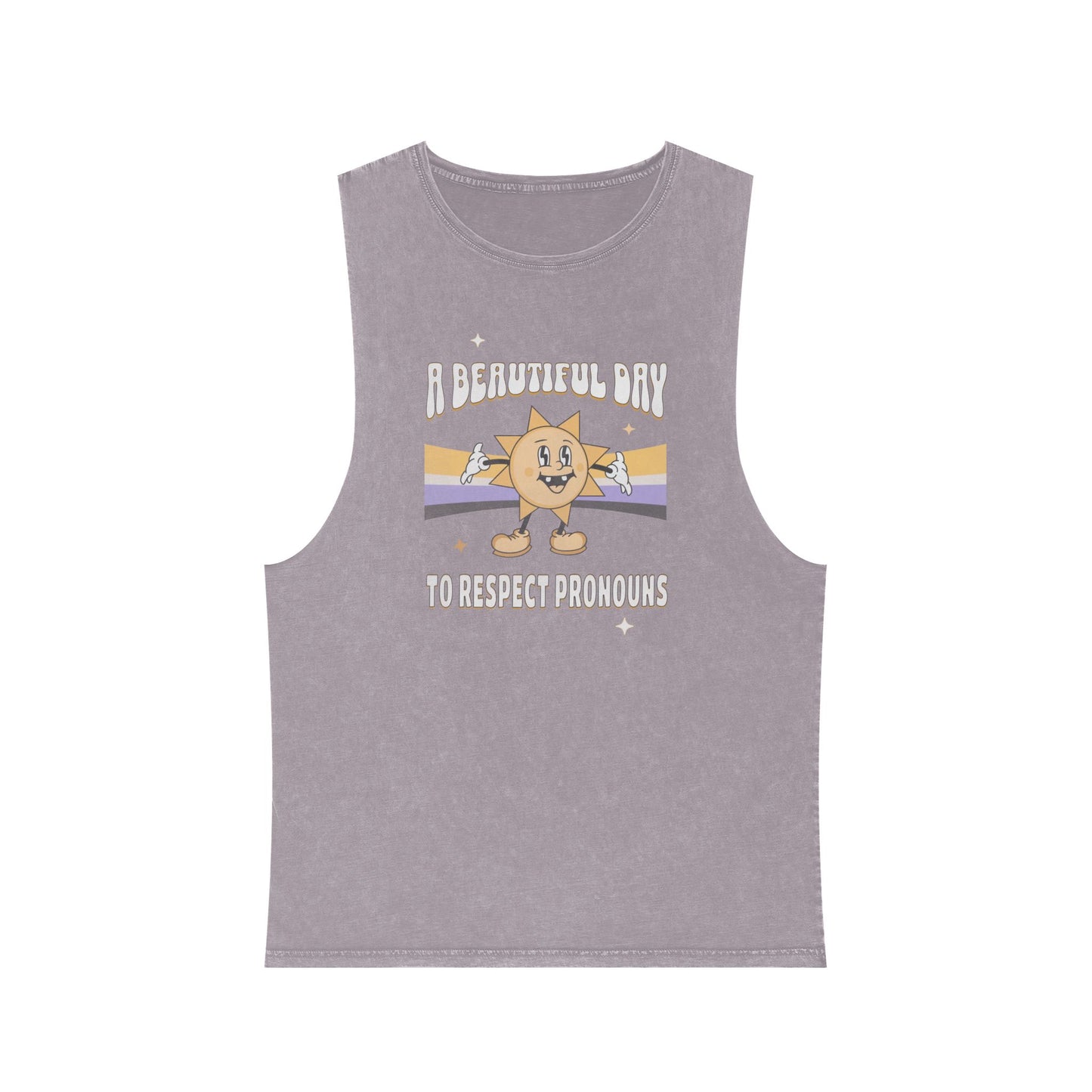 RESPECT PRONOUNS | NONBINARY | MUSCLE TANK