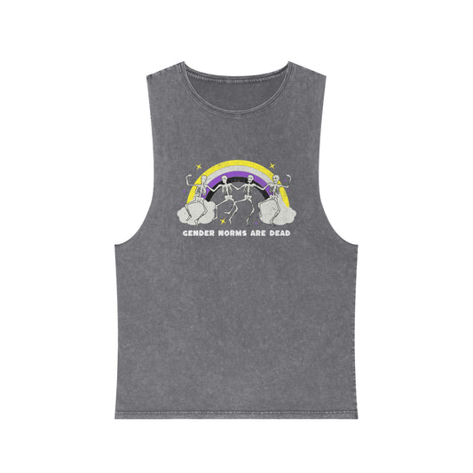 GENDER NORMS ARE DEAD | NONBINARY VERSION | MUSCLE TANK