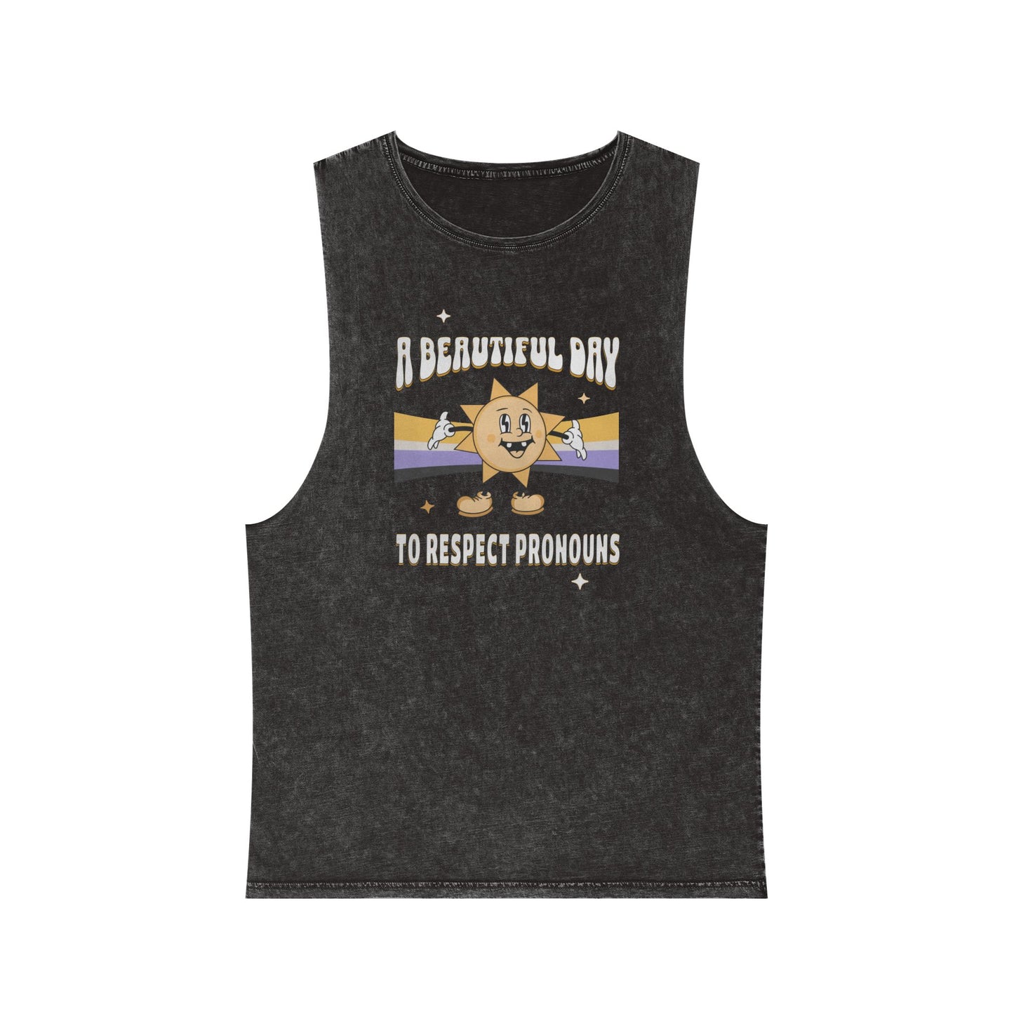 RESPECT PRONOUNS | NONBINARY | MUSCLE TANK