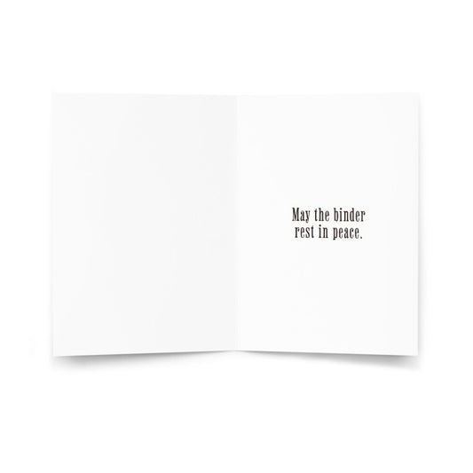 CONGRATULATIONS ON YOUR LOSS CARD | MASC TOP SURGERY