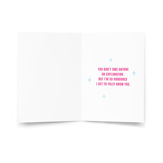 SO PROUD OF YOU CARD | SUPPORTIVE TRANS ALLY