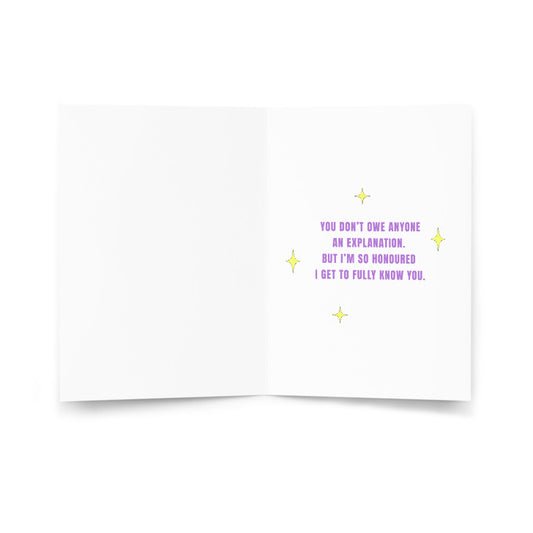 SO PROUD OF YOU CARD | SUPPORTIVE NONBINARY ALLY