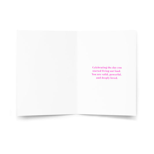 YOU LOOK HOT CARD | TRANSITION ANNIVERSARY