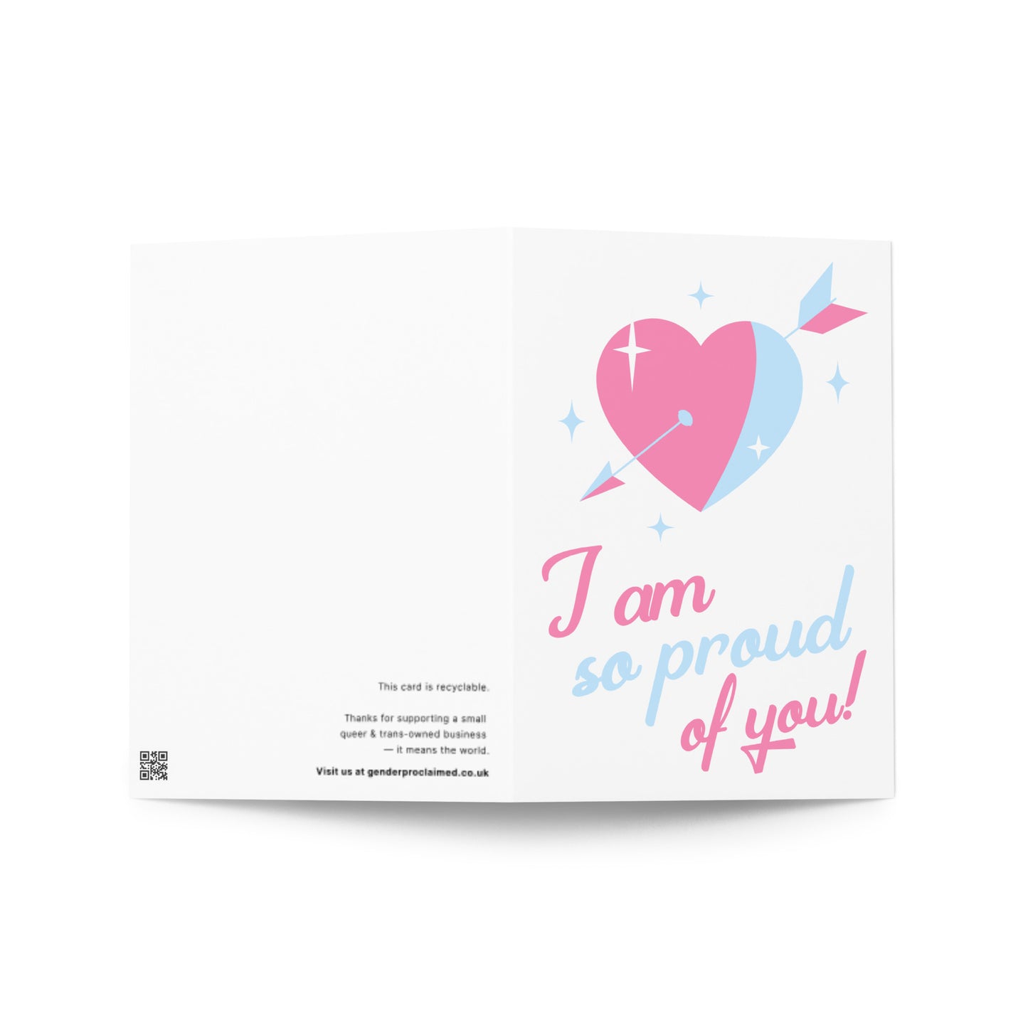 SO PROUD OF YOU CARD | SUPPORTIVE TRANS ALLY