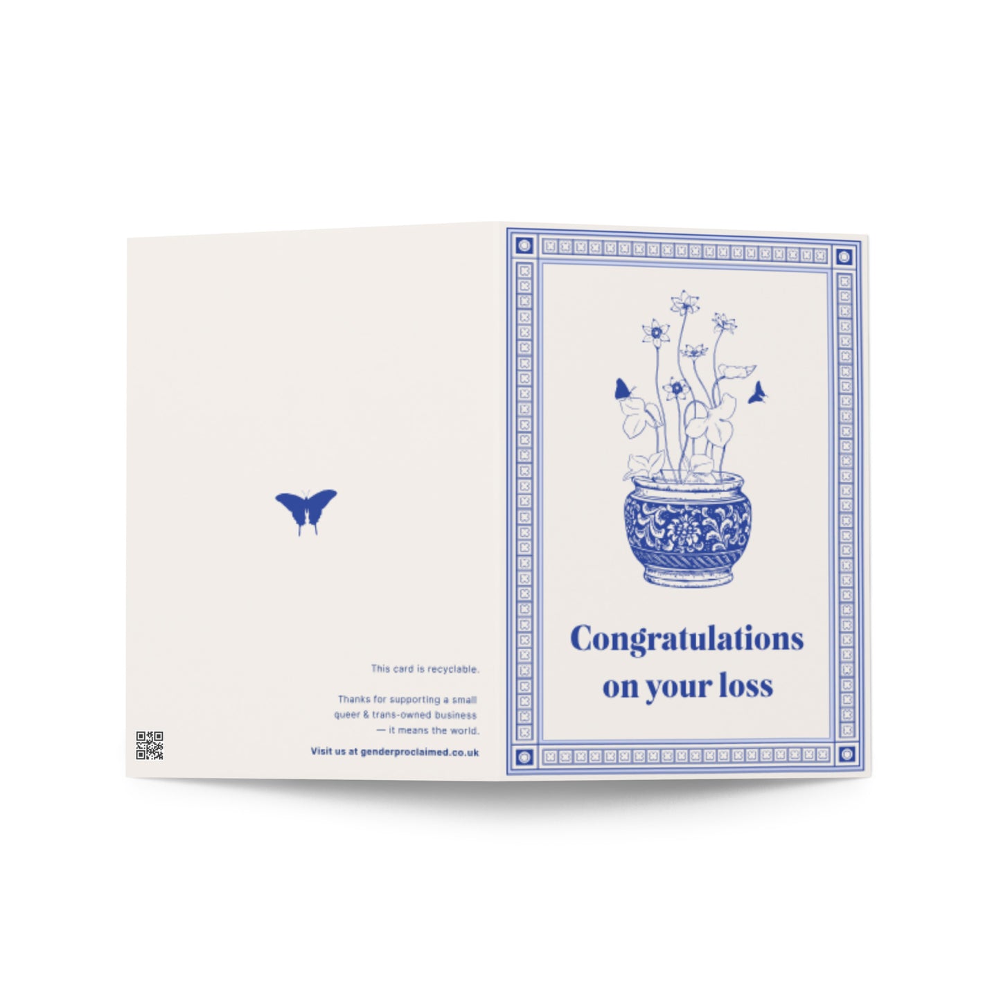 CONGRATULATIONS ON YOUR LOSS CARD | FEMME BOTTOM SURGERY