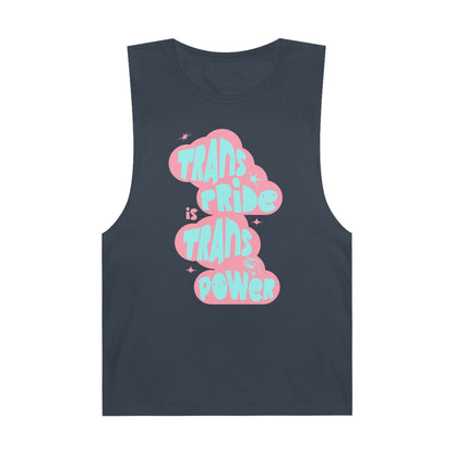 TRANS PRIDE IS TRANS POWER | MUSCLE TANK