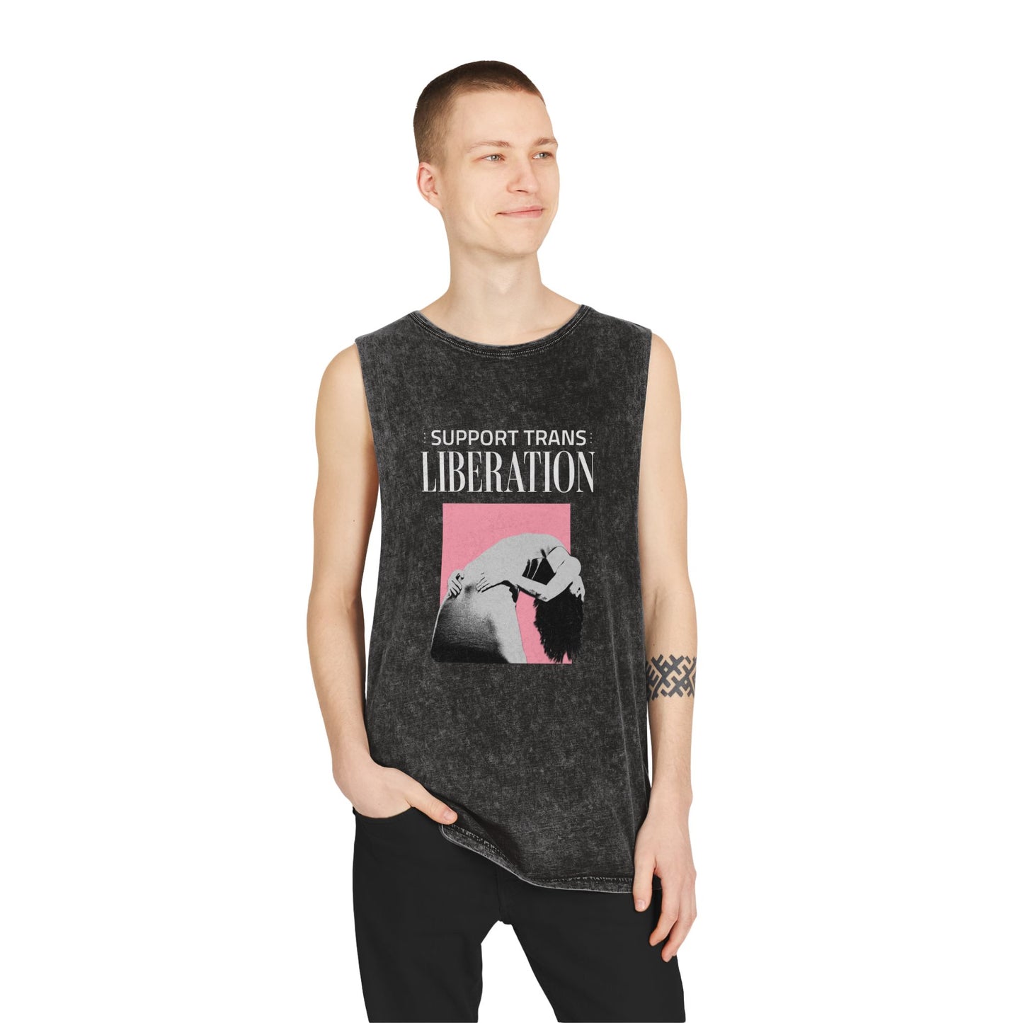 SUPPORT TRANS LIBERATION | MUSCLE TANK