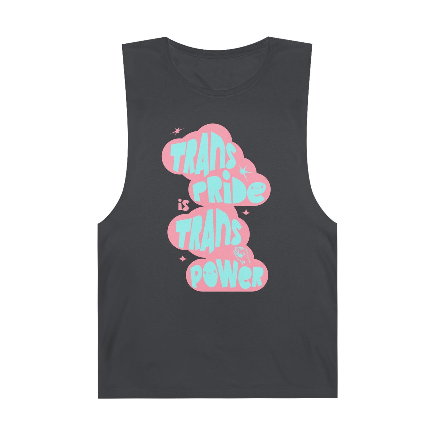 TRANS PRIDE IS TRANS POWER | MUSCLE TANK