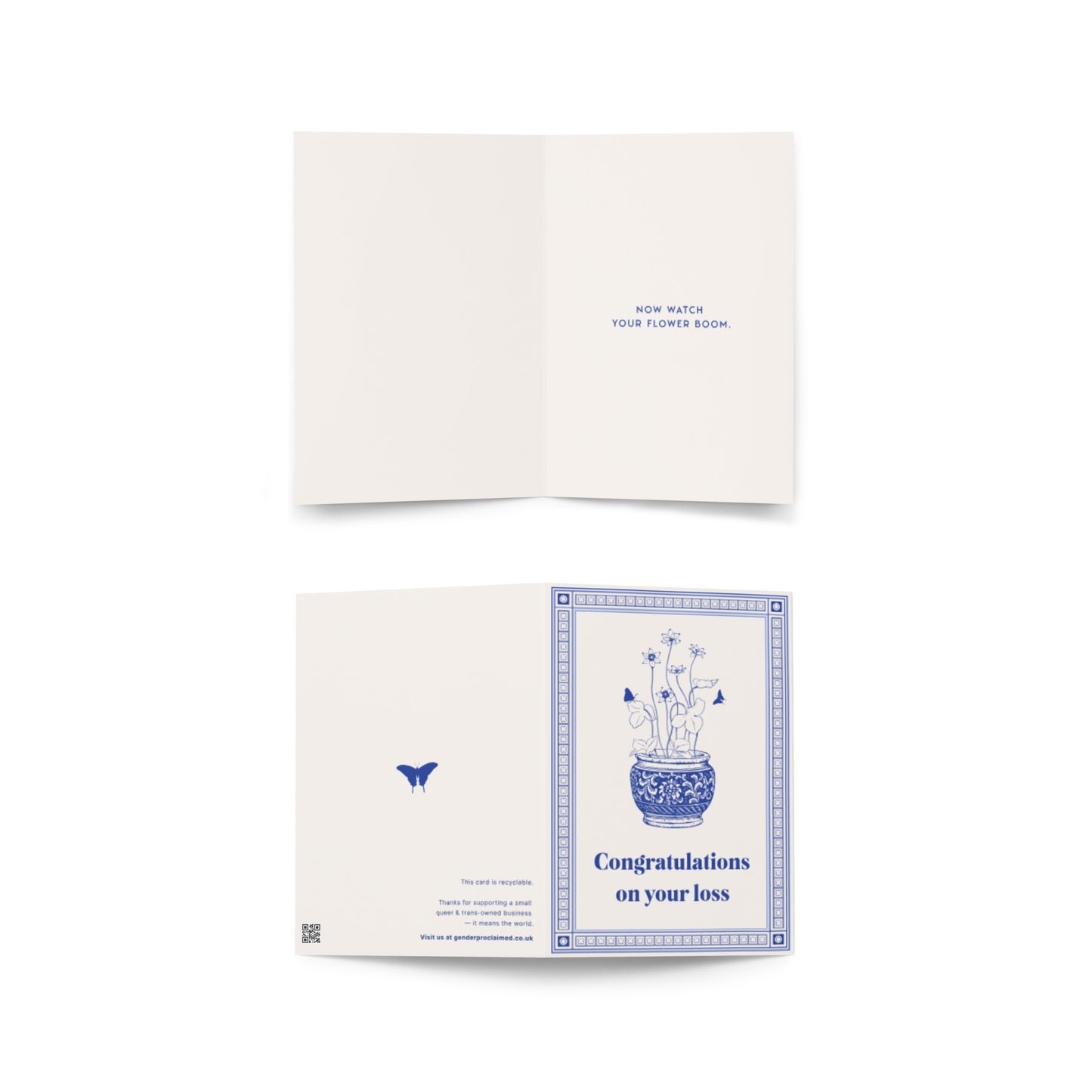CONGRATULATIONS ON YOUR LOSS CARD | FEMME BOTTOM SURGERY