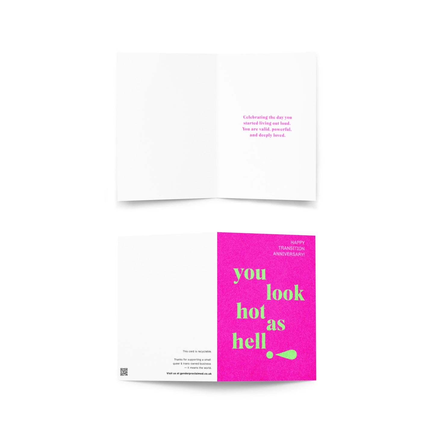 YOU LOOK HOT CARD | TRANSITION ANNIVERSARY