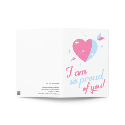 SO PROUD OF YOU CARD | SUPPORTIVE TRANS ALLY