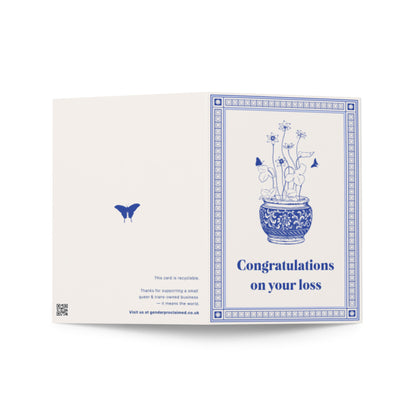 CONGRATULATIONS ON YOUR LOSS CARD | FEMME BOTTOM SURGERY
